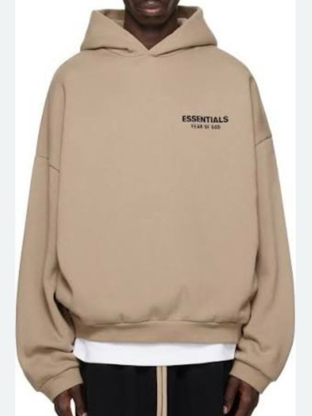 ESSENTIALS Beige Hoodie